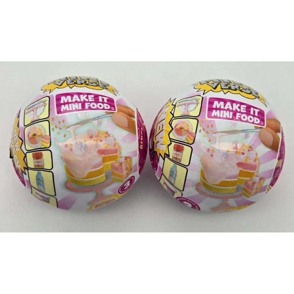 MGA Mini Verse Make It Mini Food Diner Series 3 Mini‎ Collectibles Lot of 2 New